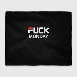 Плед Fuck monday - antibrand, fila