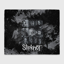 Плед Slipknot black & white style