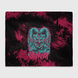 Плед флисовый Monster Slipknot, цвет: 3D-велсофт
