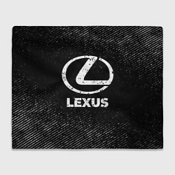 Плед Lexus с потертостями на темном фоне