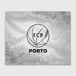 Плед Porto с потертостями на светлом фоне