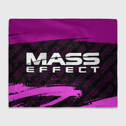 Плед Mass Effect pro gaming: надпись и символ