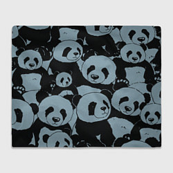 Плед флисовый Panda summer song, цвет: 3D-велсофт