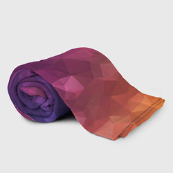 Плед флисовый Разноцветные полигоны, цвет: 3D-велсофт — фото 2