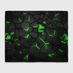 Плед Razer green neon