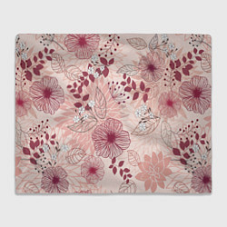 Плед Floral pattern