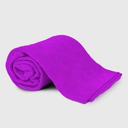 Плед флисовый Неоновый розово-сиреневый текстурированный, цвет: 3D-велсофт — фото 2