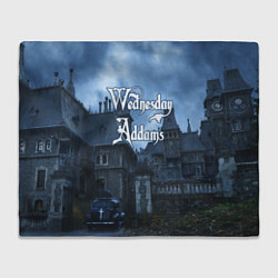 Плед Уэнсдэй Аддамс - замок