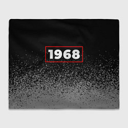 Плед 1968 - в красной рамке на темном