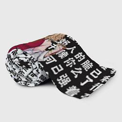 Плед флисовый Майки на стиле - токийские мстители, цвет: 3D-велсофт — фото 2