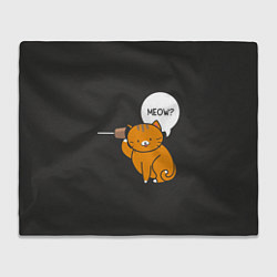 Плед Meow - рыжая кошечка