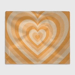 Плед Hearts orange