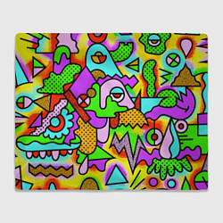 Плед Psychedelic acid