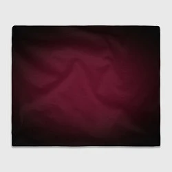 Плед флисовый Марсала темная, градиент, цвет: 3D-велсофт