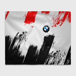 Плед флисовый BMW art, цвет: 3D-велсофт