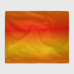 Плед флисовый Переливы оранжевого, цвет: 3D-велсофт