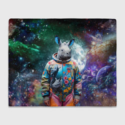 Плед Rhino in spacesuit - neural network