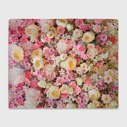 Плед флисовый Тысяча цветов, цвет: 3D-велсофт