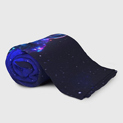 Плед флисовый Космический звёздный кролик, цвет: 3D-велсофт — фото 2