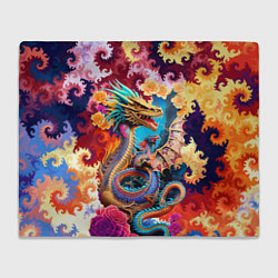 Плед Japan dragon - irezumi - tattoo - art