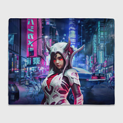 Плед Demon Oni - cyberpunk