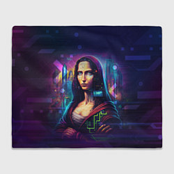 Плед Cyberpunk Mona Lisa