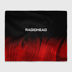 Плед Radiohead red plasma
