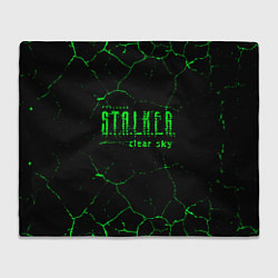 Плед флисовый Stalker radiation art, цвет: 3D-велсофт