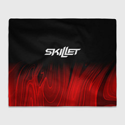 Плед Skillet red plasma