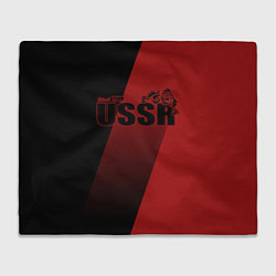 Плед флисовый USSR team, цвет: 3D-велсофт
