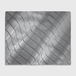 Плед флисовый Металлическое покрытие, цвет: 3D-велсофт