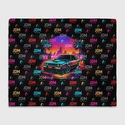 Плед JDM neon style