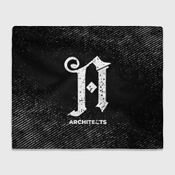 Плед Architects с потертостями на темном фоне