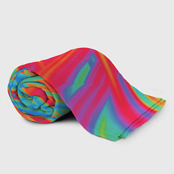 Плед флисовый Кислотная абстракция, цвет: 3D-велсофт — фото 2