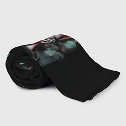 Плед флисовый Мертвый анархист, цвет: 3D-велсофт — фото 2