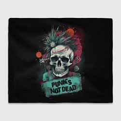 Плед Punks not dead