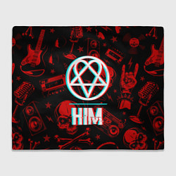 Плед HIM rock glitch