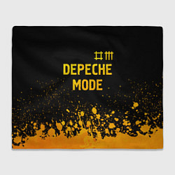 Плед Depeche Mode - gold gradient: символ сверху