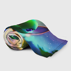 Плед флисовый Крошка инопланетянин, цвет: 3D-велсофт — фото 2