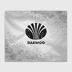 Плед Daewoo с потертостями на светлом фоне