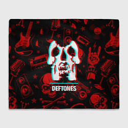 Плед Deftones rock glitch
