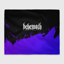 Плед Behemoth purple grunge