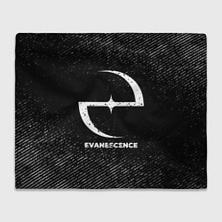 Плед флисовый Evanescence с потертостями на темном фоне, цвет: 3D-велсофт