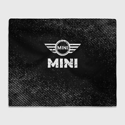 Плед Mini с потертостями на темном фоне