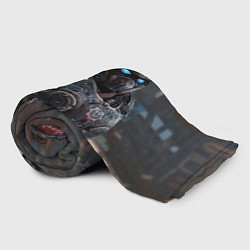Плед флисовый Gears of war Клейтон Кармайн, цвет: 3D-велсофт — фото 2