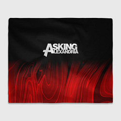 Плед Asking Alexandria red plasma