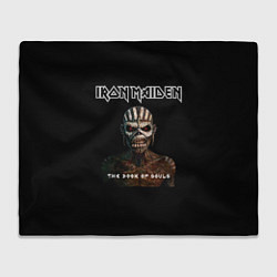 Плед флисовый Iron Maiden - the book of souls, цвет: 3D-велсофт