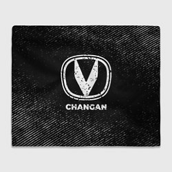 Плед Changan с потертостями на темном фоне