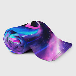 Плед флисовый Infiniti неоновый космос, цвет: 3D-велсофт — фото 2