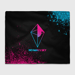 Плед No Mans Sky - neon gradient